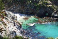 Una delle spiagge del Big Sur, a sud di Monterey in California.