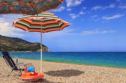 Una delle spiagge di Mattinata sul Gargano in Puglia