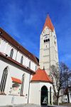 Una delle torri del centro di Kaufbeuren, Algovia, Germania.
