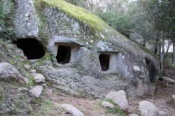 Una Domus de Janas tipica sarda a Cardedu