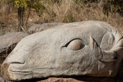 Una scultura al Loango Sculpture Park di Ouagadougou, Burkina Faso: sono esposte oltre 170 sculture realizzate da 18 scultori di 13 paesi differenti - © Sviluppo / Shutterstock.com