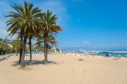 Una spiaggia di sabbia sul litorale di Le Lavandou, Provenza-Alpi-Costa Azzurra (Francia) - © Juergen Wackenhut / Shutterstock.com