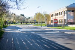 Una strada di Billund nei pressi del parco giochi di Legoland in Danimarca - © Lena Ivanova / Shutterstock.com