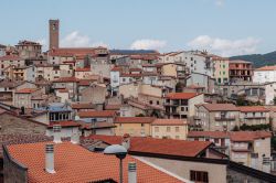 Una veduta del borgo di Gavoi in Sardegna