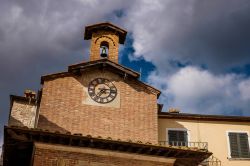 Una veduta del centro storico di Serre di Rapolano, piccola frazione del comune