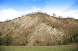 Una veduta del paesaggio naturale di Pennabilli, Emilia Romagna. E' il secondo Comune più a sud dell'Emilia Romagna dopo Casteldelci.



