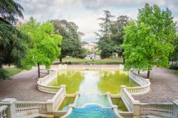 Uno dei parchi verdi della cittadina di Digione, Borgogna, Francia.
