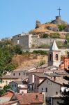 Uno scorcio del borgo arroccato di Pennabili nel Montefeltro
