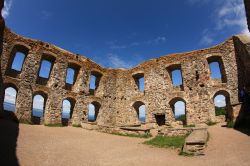 Uno scorcio del castello di Brahehus vicino alla città di Jonkoping, Svezia.
