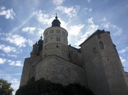 Uno scorcio del castello di Montbeliard (Francia) in una giornata di sole. Siamo nel dipartimento del Doubs nella regione della Franca Contea, sede di sottoprefettura.
