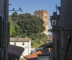 Uno scorcio del centro antico di Fucecchio, provincia di Firenze, Toscana