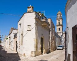 Uno scorcio del centro di Sternatia in Salento, Puglia.