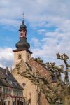 Uno scorcio della cittadina tedesca di Rudesheim am Rhein, località vinicola patrimonio mondiale dell'Unesco in Assia.



