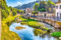 Uno scorcio della valle del Tramazzo a Tredozio in Romagna