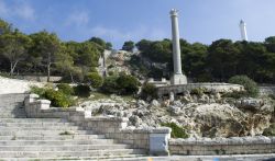 Uno scorcio dell'architettura antica di Santa Maria di Leuca, Salento, Puglia.



