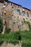 Uno scorcio delle abitazioni del borgo di Zagarolo nel Lazio