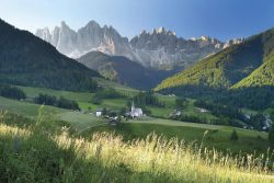 Panorama della Valle Isarco, il fiume dell'Alto Adige.