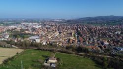 Veduta aerea di Scandiano in provincia di Reggio Emilia