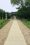 Veduta dei Giardini Giapponesi ai Lauritzen Gardens di Omaha, Nebraska (USA). Questo suggestivo orto botanico con arboreto è una delle più interessanti attrazioni turistiche naturali ...