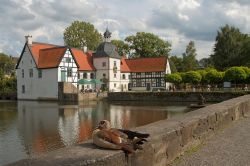 Veduta del castello di Rodenberg a Dortmund, Germania.
