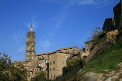 Veduta del centro medievale di Campagnano nel Lazio.
