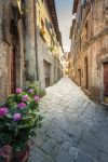 Vista del borgo di Castel del Piano, si trova in Toscana nella zona del Monte Amiata