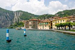 Vista del borgo di Castro: siamo sul Lago d'Iseo in Lombardia.