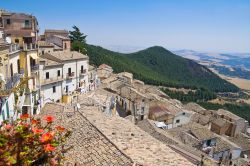 Vista panoramica del borgo di Sant'Agata di Puglia in provincia di Foggia