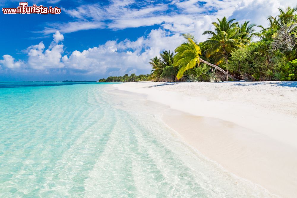 Immagine Una classica meta da Viaggi di Nozze: una spiaggia di sabbia bianca alle Maldive