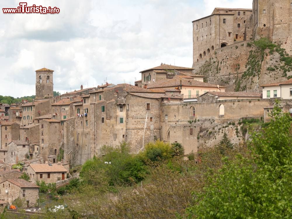 Immagine Una panoramica del centro storico di Scansano, provincia di Grosseto, Toscana.