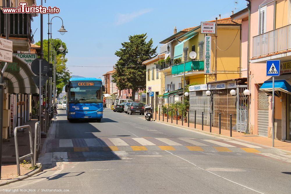 Immagine Una strada nel centro di Vada in Toscana - © Nick_Nick / Shutterstock.com