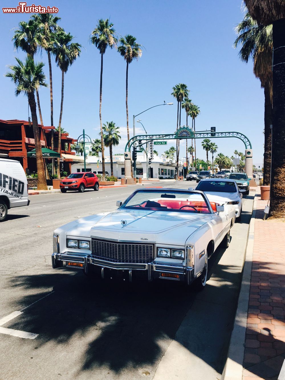 Immagine Zona residenziale a Palm Springs in California.