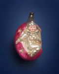 Antica palla di Natale, esposta nelle teche del Museo del Natale, Salzburger Weihnachtsmuseum a  Salisburgo