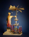 Un fumatore turco (Rauchermann) con Piramide e mini presepe, al Museo del Natale Salisburgo