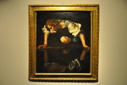 Narciso, Caravaggio: il dipinto è esposto ...