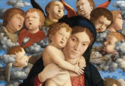 Madonna dei Cherubini, opera di Andrea Mantegna, esposta alla Pinacoteca di Brera a Milano