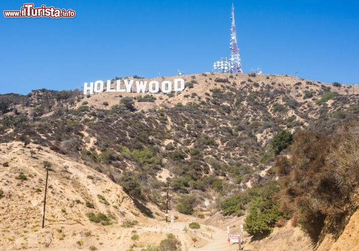 Immagine Canyon intorno ad Hollywood e vista sulla famosa scritta della città - © Natta Ang / Shutterstock.com