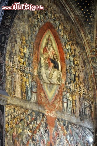 Immagine Il Giudizio Universale di Giovanni da Modena a San Petronio (Bologna). Per ammiraralo da vicino (qui si trova la famosa raffigurazione del profeta maometto) è necessario pagare un biglietto d'ingresso