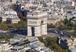 L'Arco di Trionfo visto dalla Torre Eiffel, ...