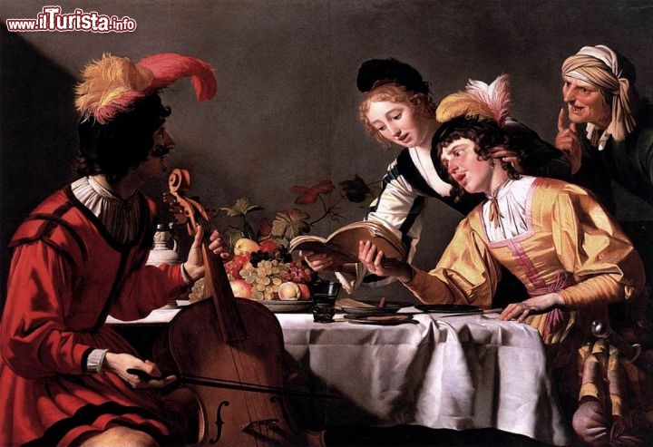 Immagine I suonatori di Gerrit van Honthorst alla Galleria Borghese di Roma - © www.galleriaborghese.it