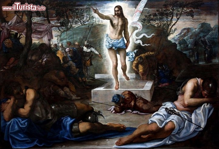 Immagine Tintoretto: la Resurrezione di Cristo è esposta a Venezia, presso le Gallerie dell'Accademia - © Tintoretto - Wikimedia Commons.
