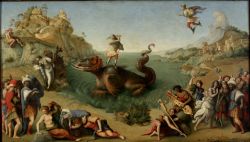 Piero di Cosimo, la liberazione di Andromeda alla Galleria degli Uffizi (Firenze) - Chiunque leggendo di favole e miti greci si è fatto una sua immagine personale a cui essere fedele. ...