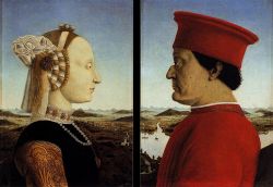 Ritratto dei Duchi di Urbino alla Galleria degli Uffizi di Firenze - Pelle chiara lei e carnagione più scura lui, espressione elegante lei e più severa in lui: i Duchi di Urbino ...