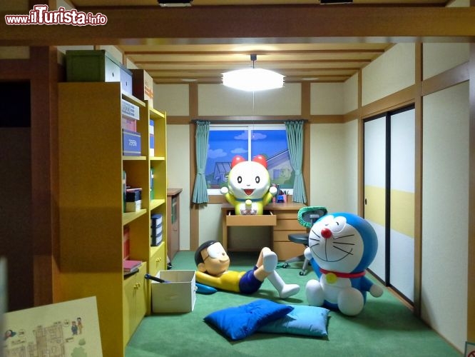 Immagine All'interno del museo, molte scene tratte dal cartone animato di Doraemon - © Fujiko-museum.com