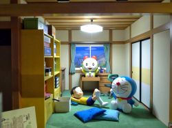 All'interno del museo, molte scene tratte dal cartone animato di Doraemon - © Fujiko-museum.com