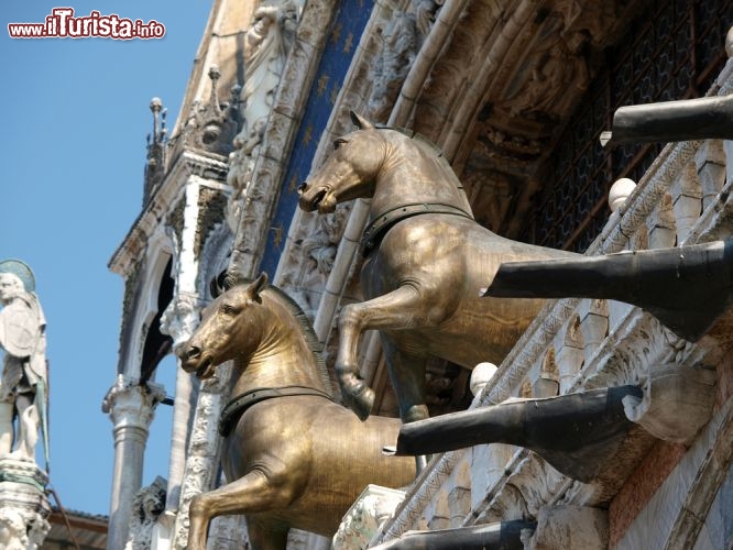 Immagine La quadriga dei cavalli di  bronzo della Basilica di San Marco a Venezia - © wjarek / Shutterstock.com