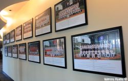 La pictures wall, l'esposizione delle foto storiche degli Houston Astros, all'interno del  Minute Maid Park - © Valentina Maietta / www.guendastravels.com