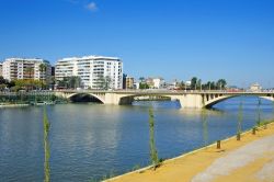 Puente de San Telmo a Siglia: collega il Barrio di Triana con il centro storico della capitale dell'Andalusia - © nito / Shutterstock.com