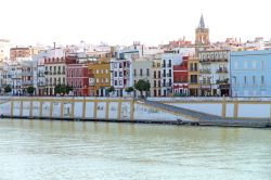 Barrio de Triana con le case colorate che s'affacciano ...