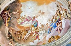 Affresco sull' abside dell'Abbazia di Santa Giustina a Padova - © Renata Sedmakova / Shutterstock.com 
